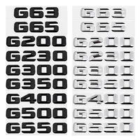 Car Styling Letter Sticker Trunk Tail Badge Emblem for Mercedes Benz G63 G65 G200 G230 G300 G350 G400 G500 G550 G Class