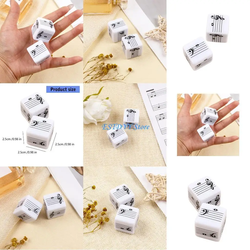 

G6DE Dices For Music Design To Teach Notes & Scores To Youngly Learners Ages 3 And Up