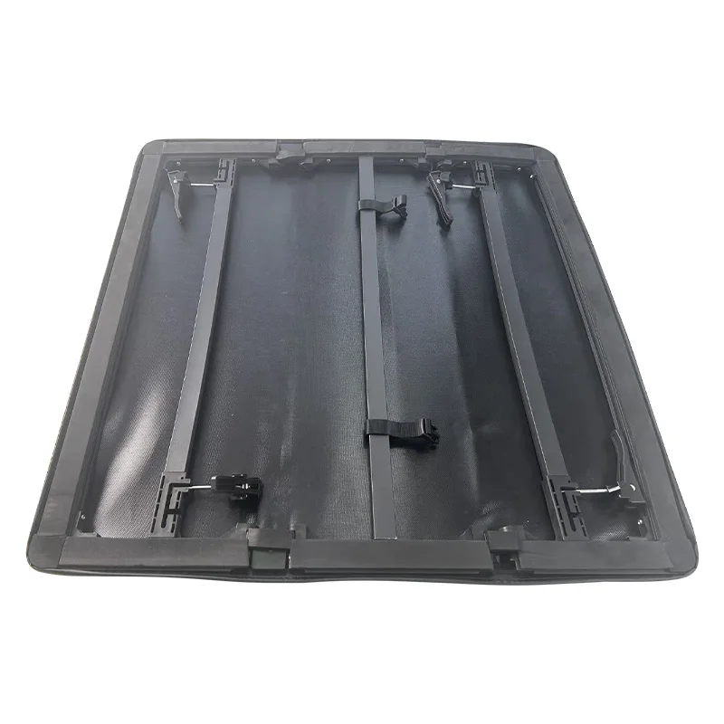 

For Toyota Hilux Revo Vigo Accessories Soft Tri-Fold Cover Pickup Truck Bed Cover for Toyota Tundra Truck Accessories