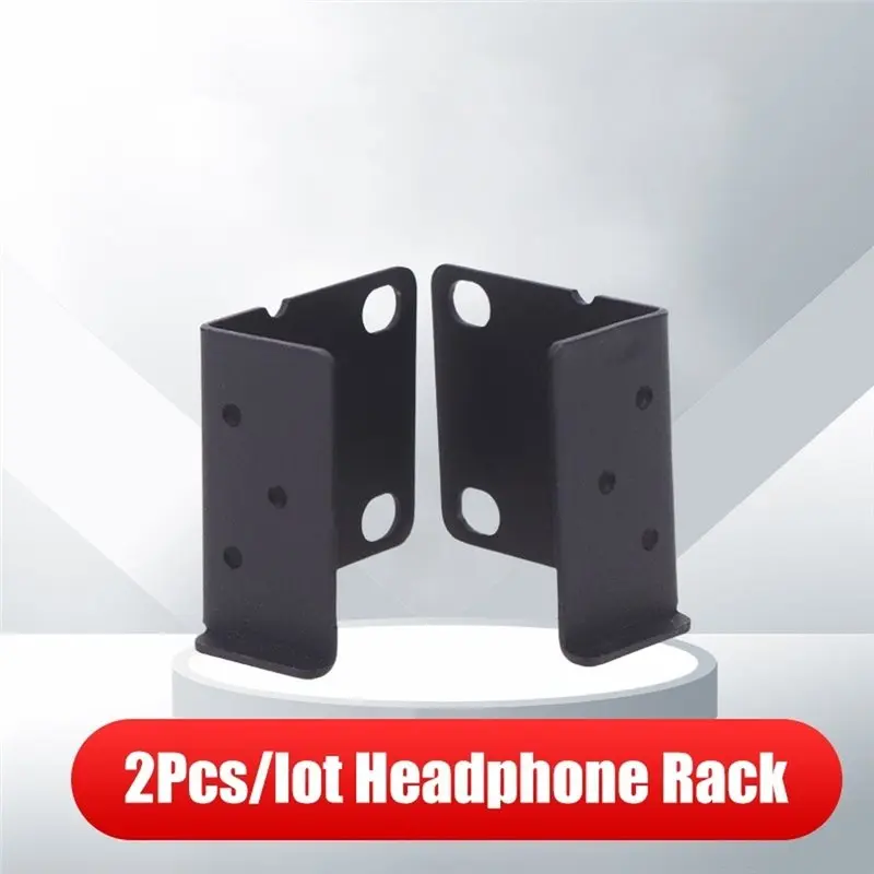 Mounting Bracket Kit For NVR Network Video Recorder- Hanging Headphone Rack 1 Pair Hard Disk Video Recorder Ear Bolts C-Y41A