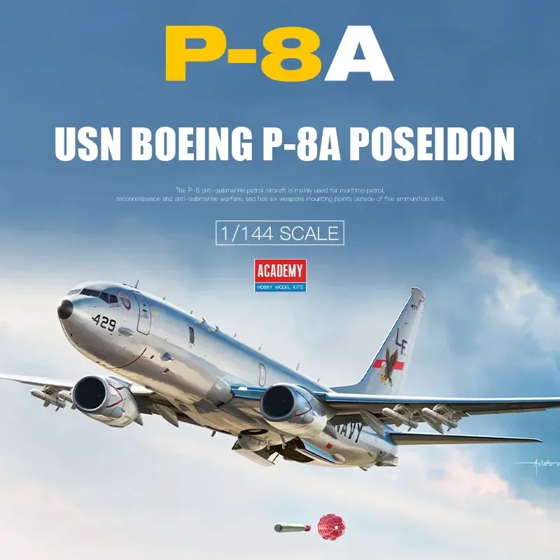 Academy  1/144 assembly model  AC12635 USN Boeing P-8A Poseidon