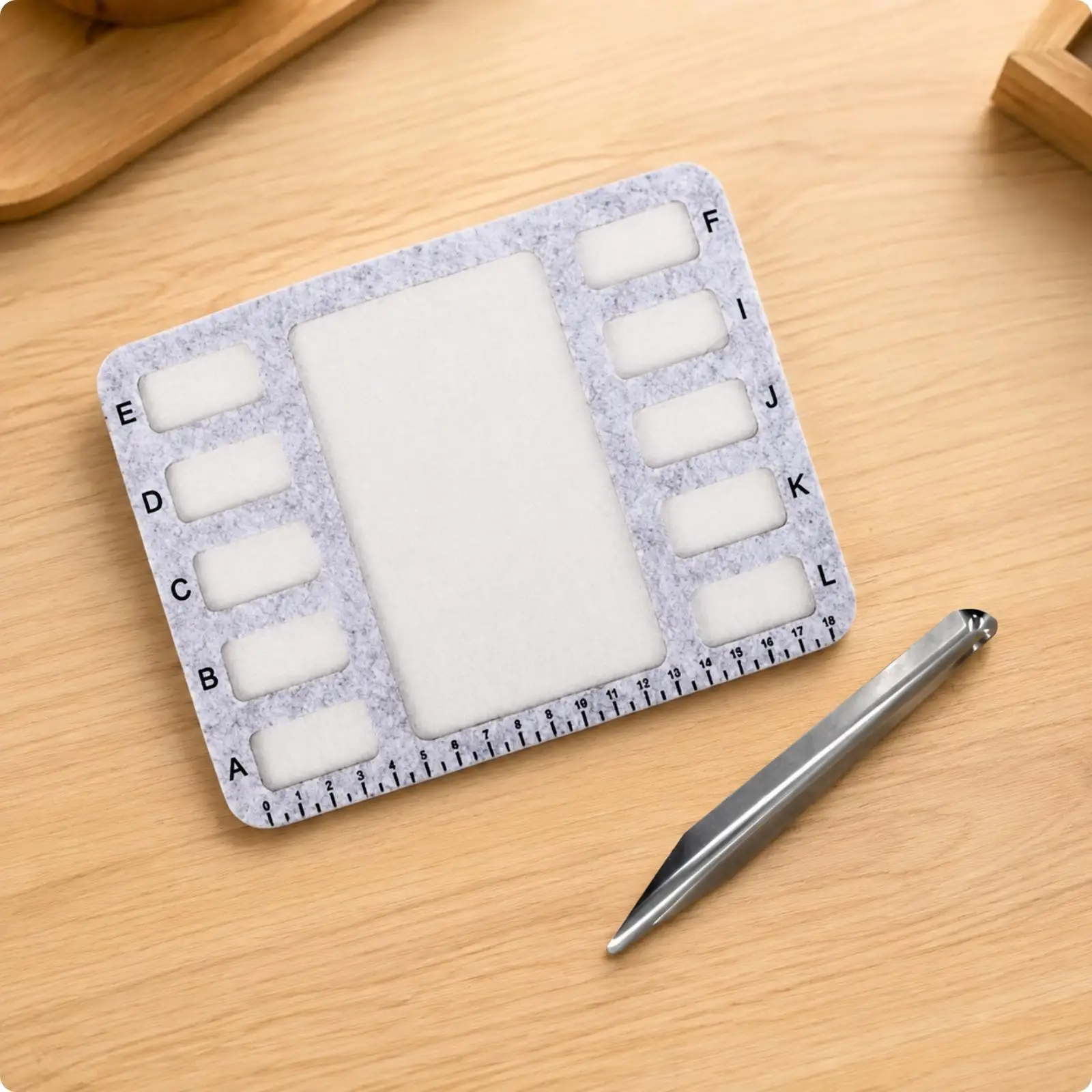 Professional Jewelry Making Board Non Slip Beading Mat with Grooves for Sorting Beads and Crafting Accessories