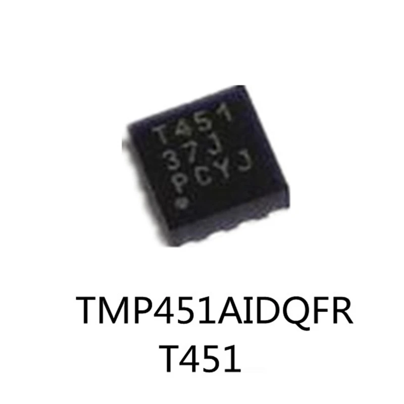 1Pieces TMP451AIDQFR T451 TMP451A WSON8 Temperature Sensor Chip For Hashboard For L3+ Hashing Board