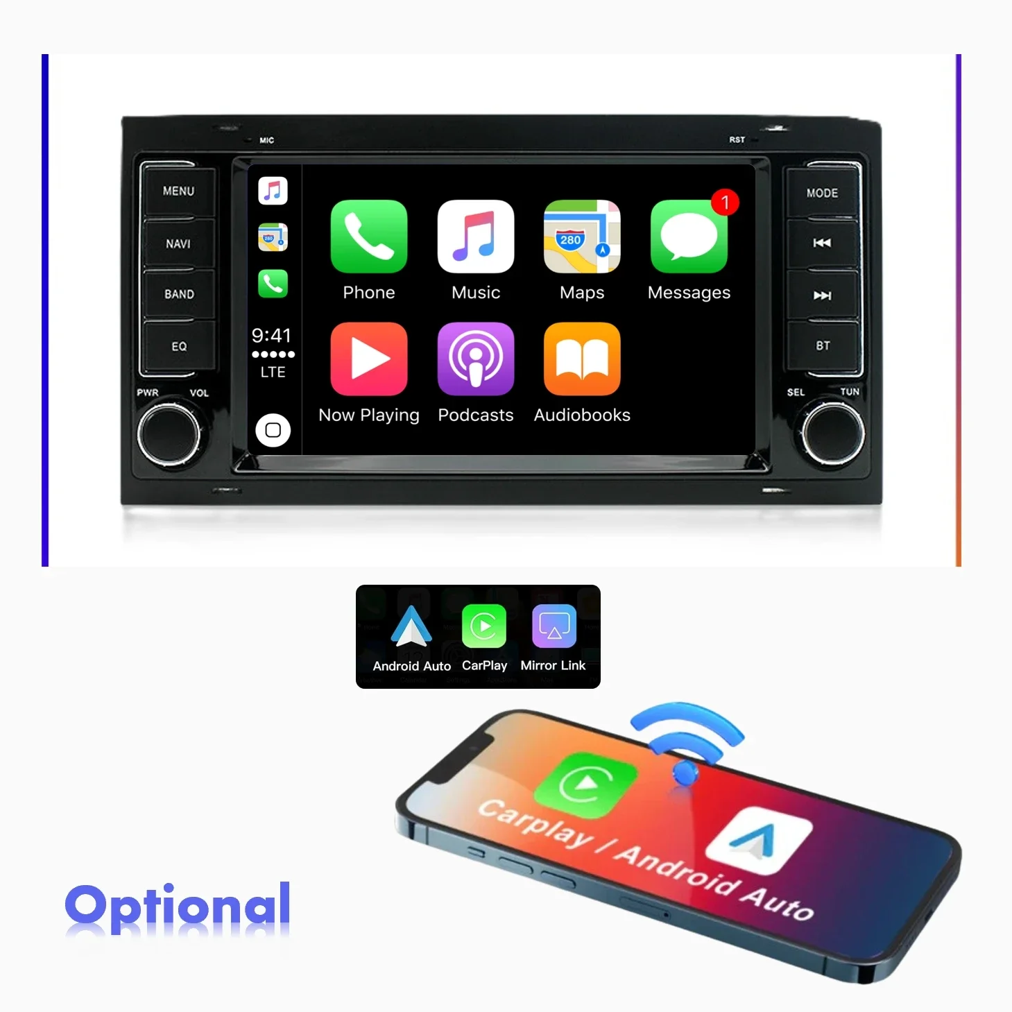 Zmecar أندرويد سيارة الوسائط المتعددة مشغل فيديو نظام تحديد المواقع Carplay واي فاي 2Din راديو السيارة نظام الصوت Vw طوارق 2012 2013 2014 2015