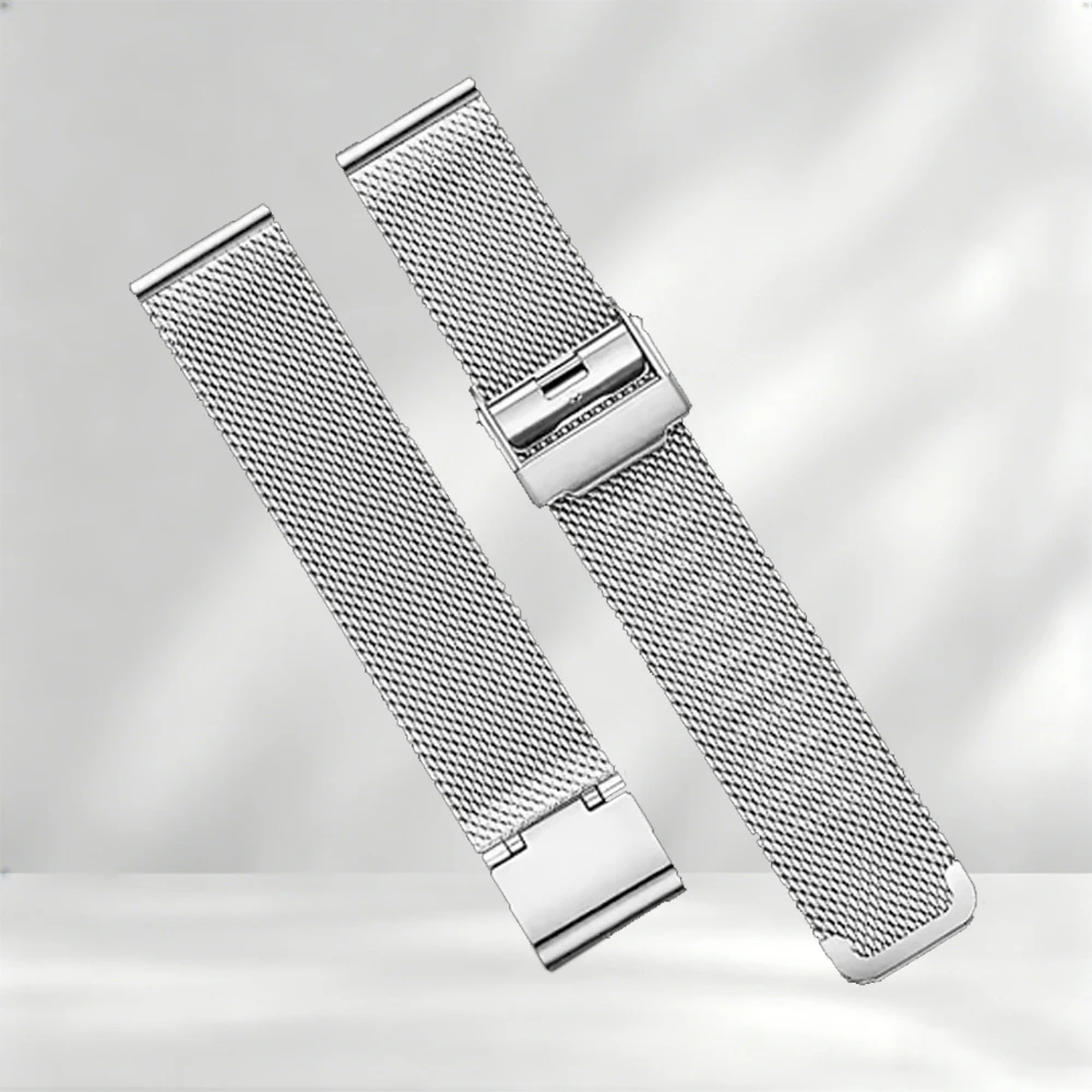 20mm 22mm Stainless Steel Watchband for samsung galaxy watch 7 6 5Pro 4 40mm 44mm/gear s3 Quick Release Strap for Huawei GT6 PRO