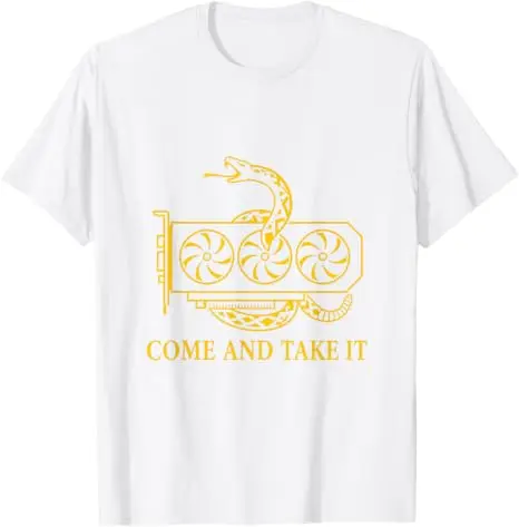 Come and Take It Gpu Ai Humor Lustiges Schlangen-T-Shirt Y2k Herrenmode Sarkastisches Spruch-T-Shirt Personalisierte Streetwear-Kleidung Neuheit – Detail 13
