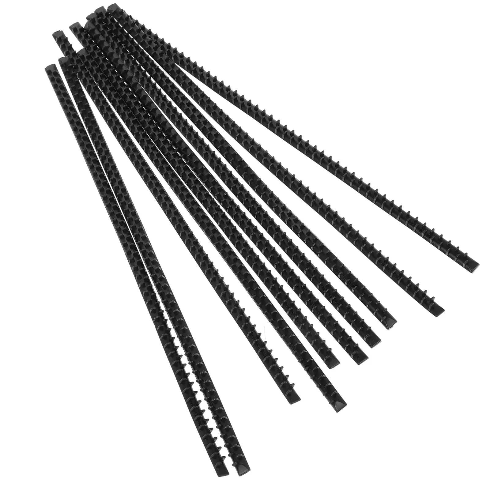 10Pcs Hairband Plastic Teeth Grip Strips Anti-Slip Adhesive Comb for DIY Hair Hoops Headbands Comfortable Lightweight Hair