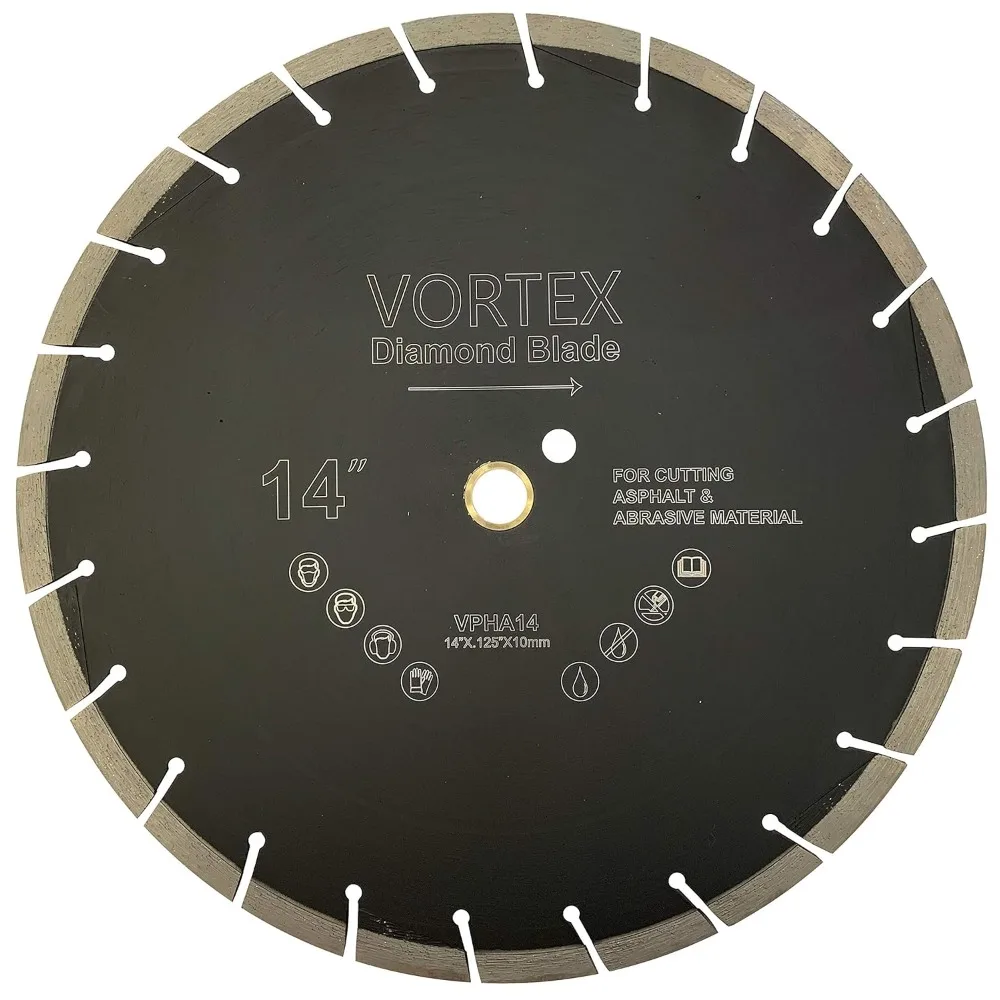 (10 Pack) 14 inch Asphalt Dry Cutting Segmented Diamond Saw Blades (14