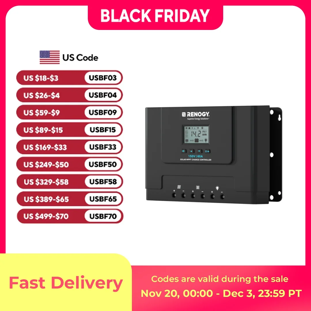 Renogy 60A Mppt Sol… - image