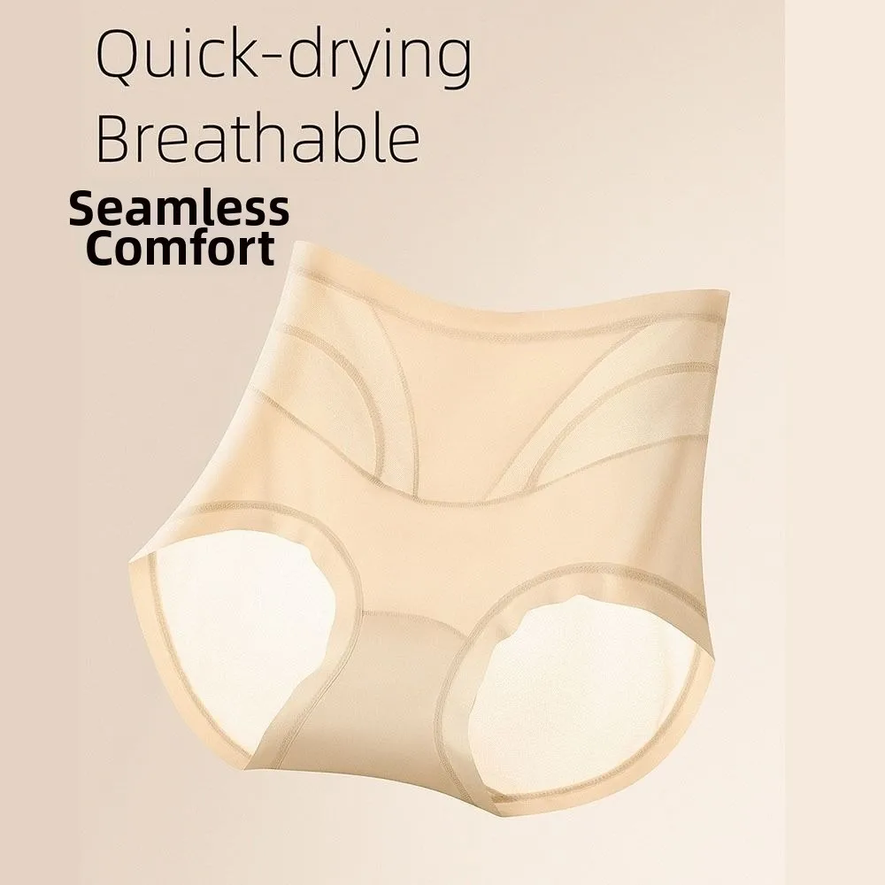 High Waist Women Shapewear Panties Thin Tummy Control Butt Lifter Briefs High Elastic Hip Lift Design Seamless Underpants Lady