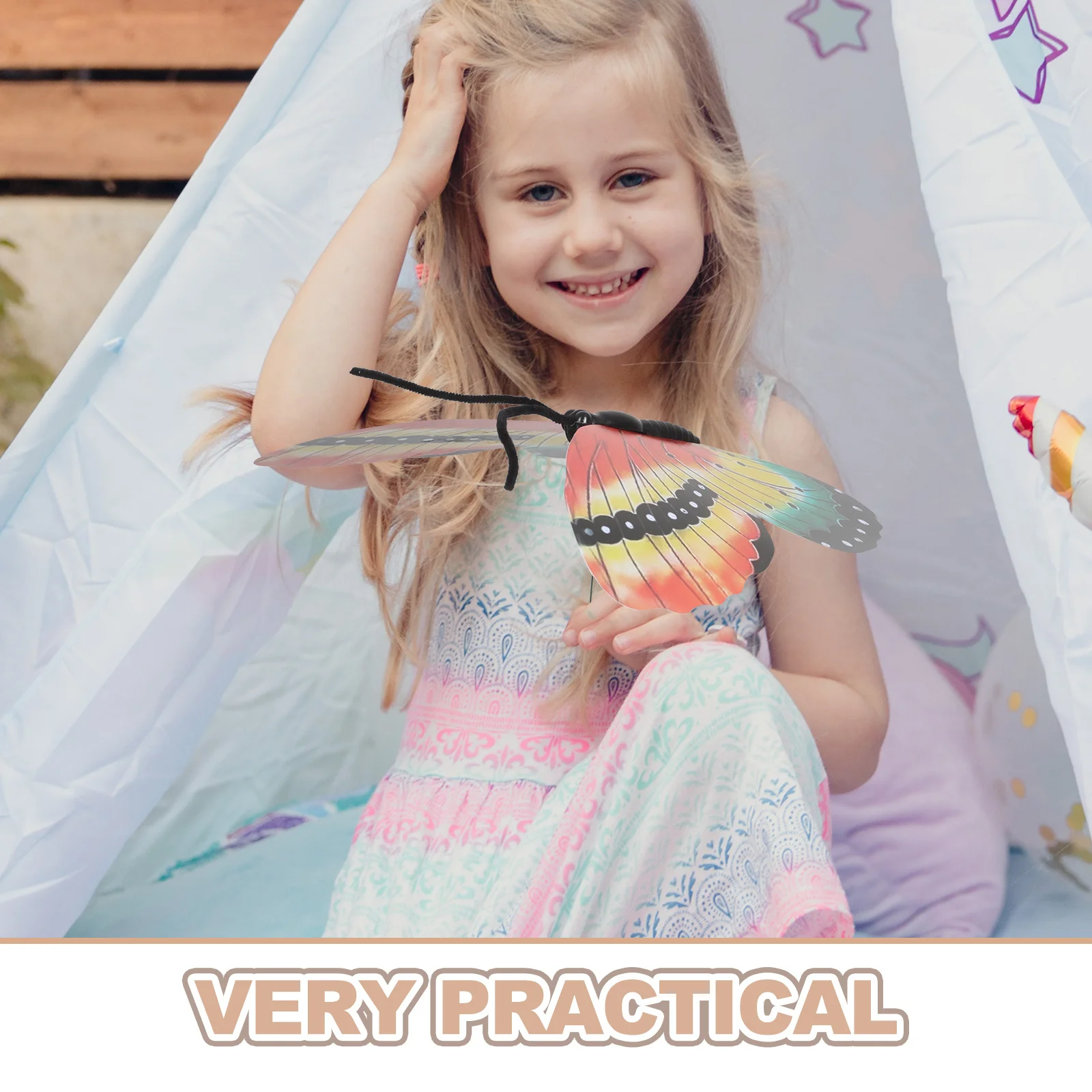 5 stuks vlinderdans rekwisieten elegante 40 cm handheld decoraties voor kinderen toneelvoorstelling feest bruiloft accessoires