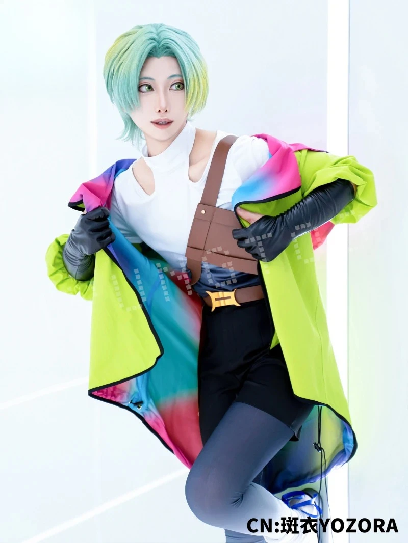 GNOSIA Yuri Cosplay Costume Men women new fashionable jackets vests shorts socks props Halloween carnival Yuri uniforms HCos view 4