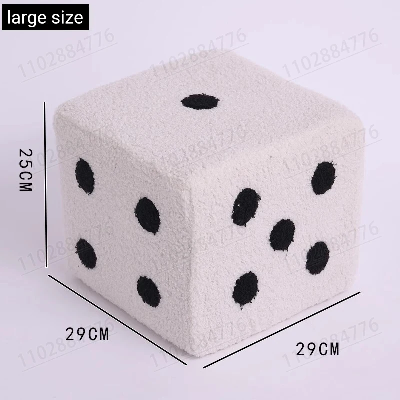 Changing Shoes Stool Home Doorway Living Room Low Bench Dice Stool Creative Children\'s Sieve Sofa Foot