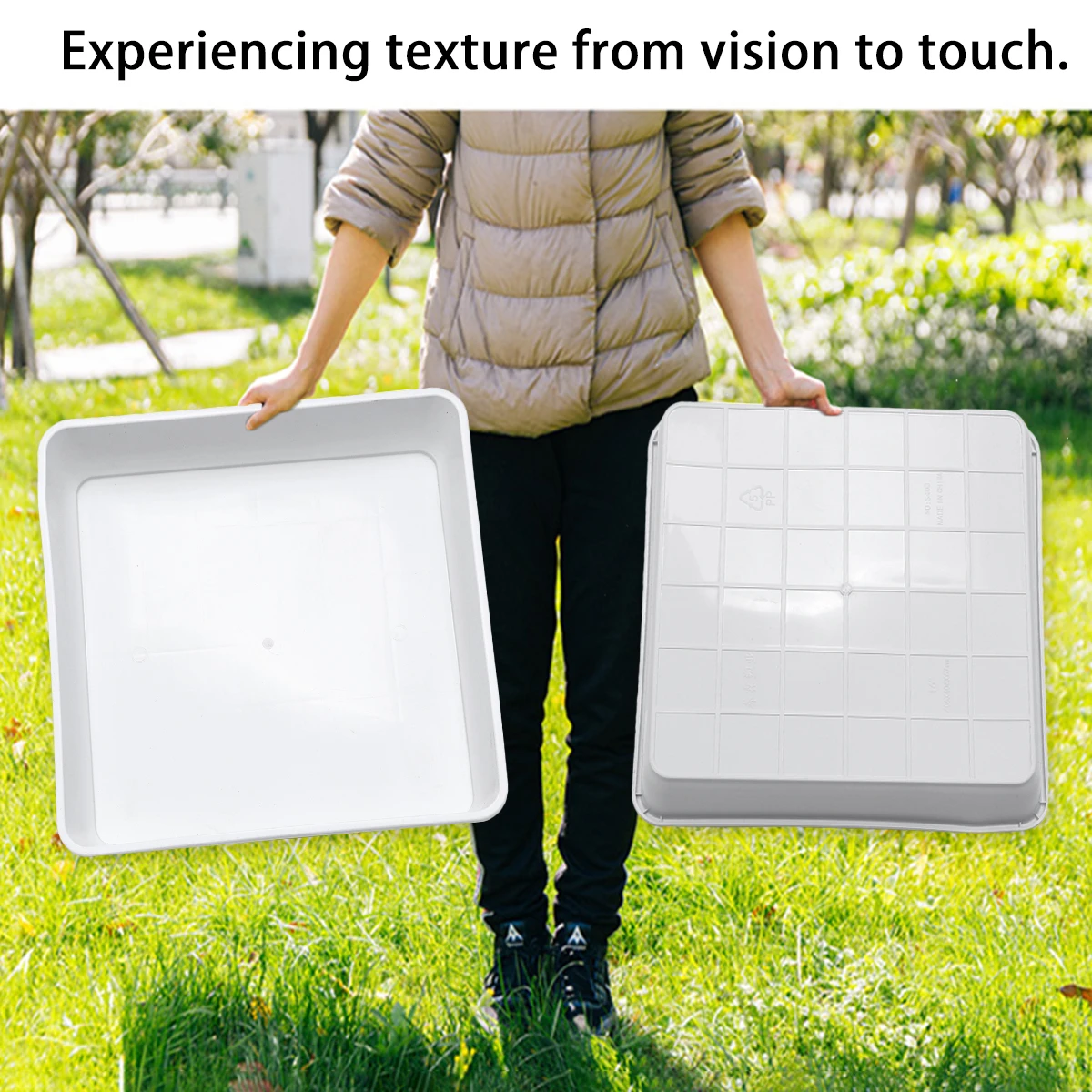 

Resin Plastic Tray Thickened Non-Slip For Kitchen Countertop Vanity Tabletop Fruit Plate Dessert Tray Household Tableware