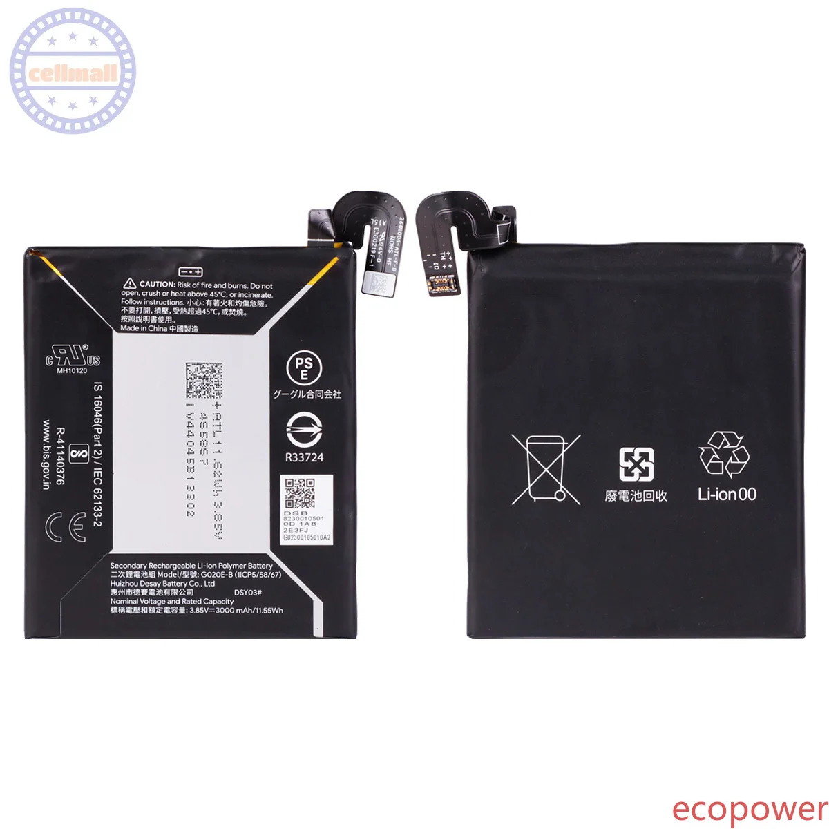 Battery G63QN GUKD8 GP5JE GMF5Z G020E-B GTB1F For HTC Google Pixel 6 Pro/ Pixel 3A /Pixel 7 pro 7A /Pixel 8 pro Phone Batteries