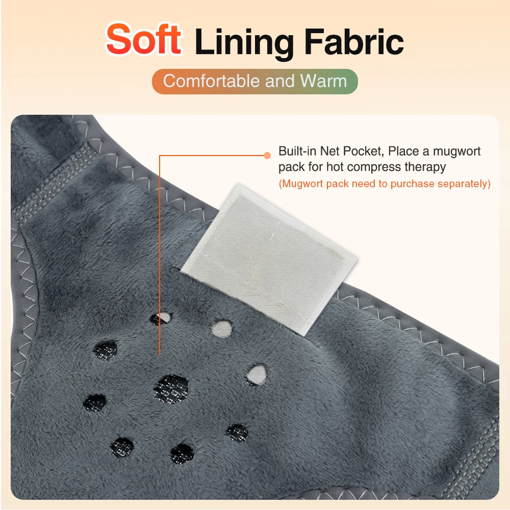 Wireless Neck Heating Pad Vibration Massage Cordless Heated Neck Wrap for Neck & Shoulder Discomfort Relief Electric Thermal Nec