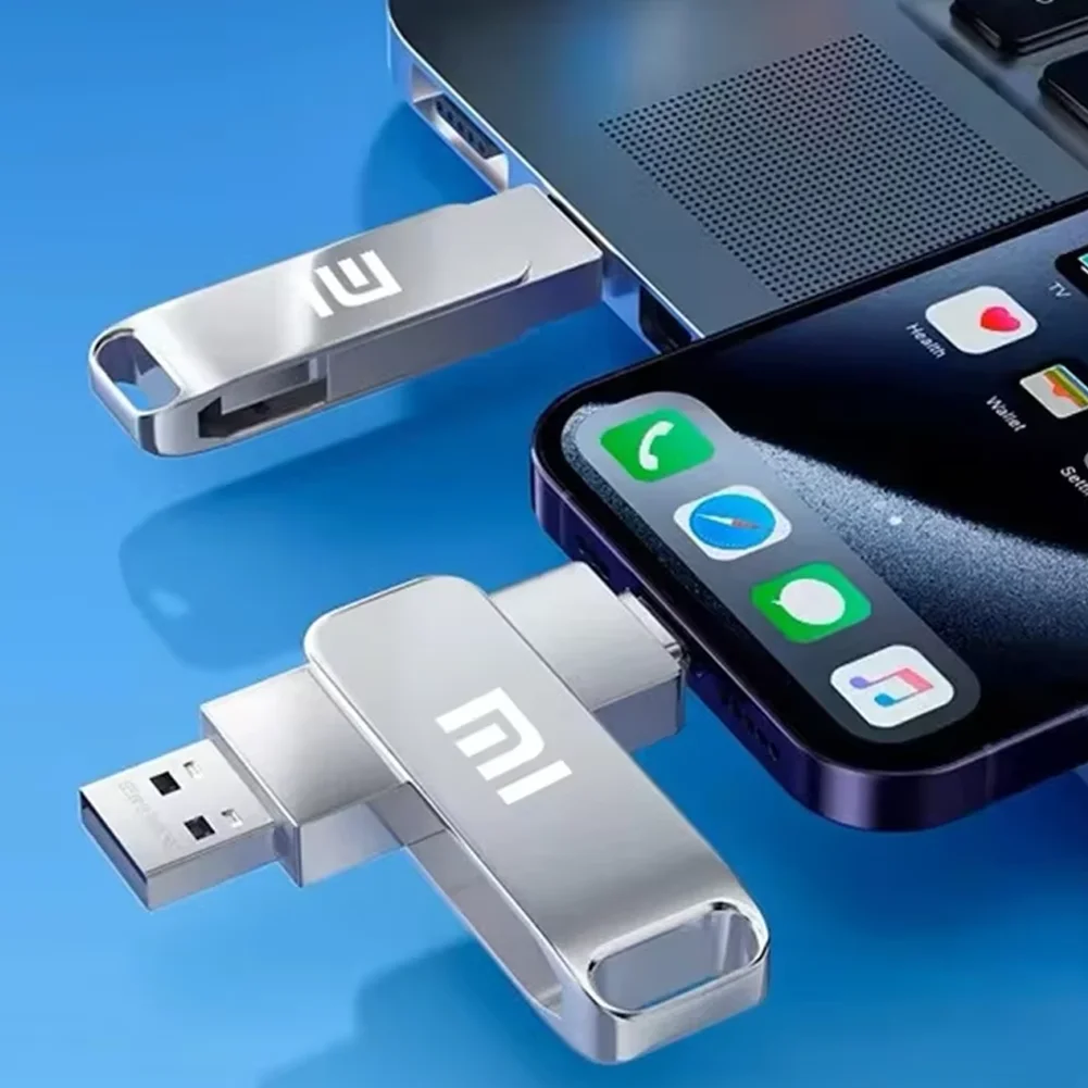 Xiaomi MIJIA USB 16 تيرا بايت 2 تيرا بايت OTG معدن USB 3.0 القلم محرك مفتاح 1 تيرا بايت نوع-C عالية السرعة بندريف محرك فلاش صغير مقاوم للماء الذاكرة Sti