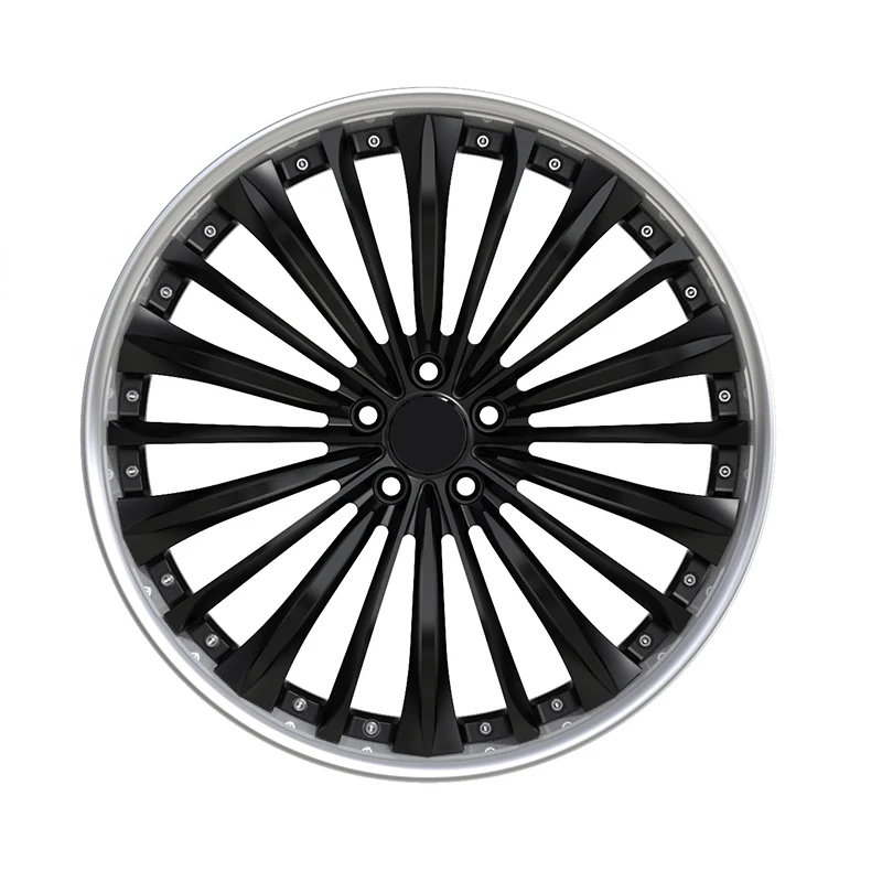 Rueda forjada personalizada para coche VIP, labio pulido de 2 piezas, 18 19 20 21 22 pulgadas, 5*114,3 5*112 5*120