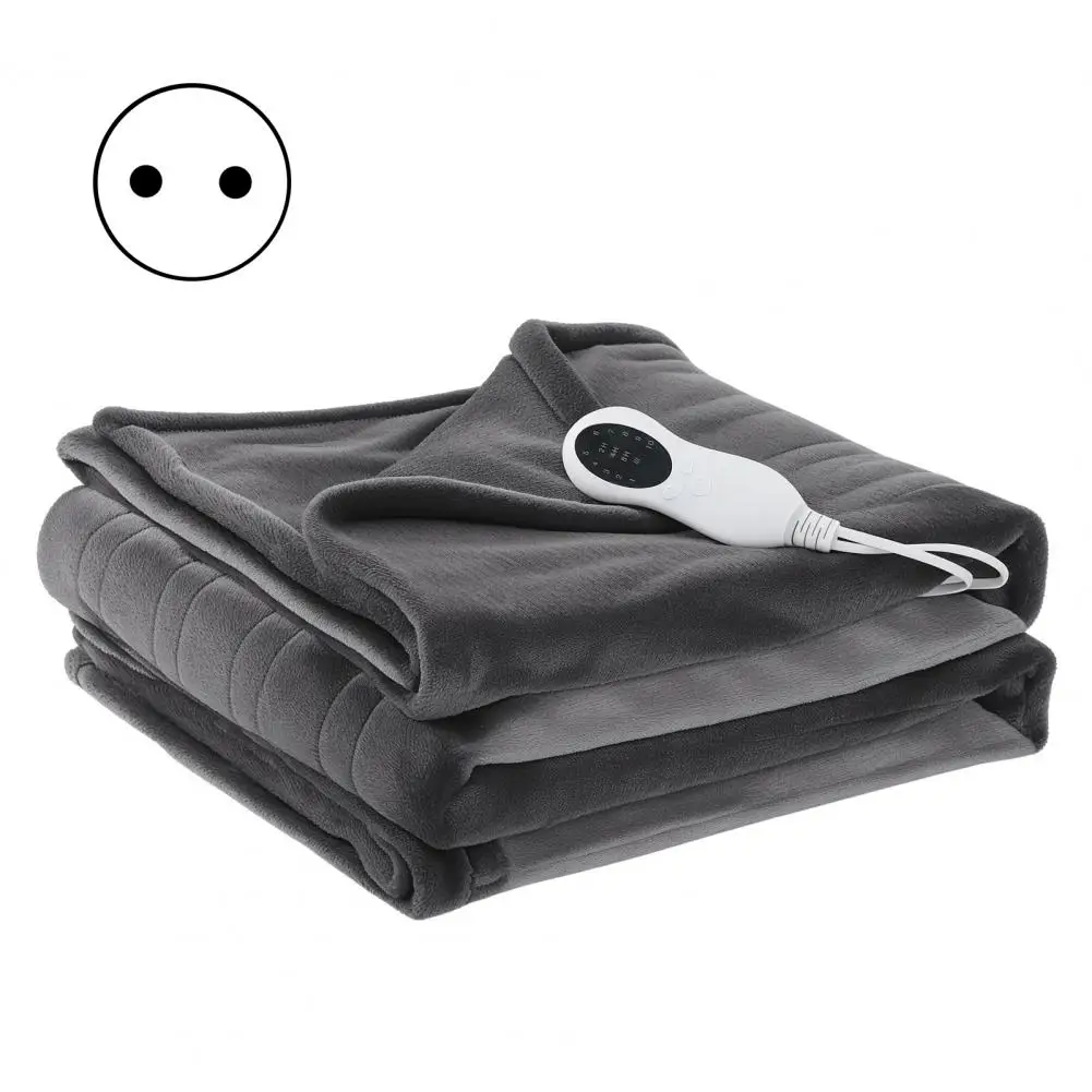 Dual-Sided Flannel Heating Blanket, 10 Levels Adjustable Temperature Over-Heat Protection Heated Quilt, Thickened Winter Blanket