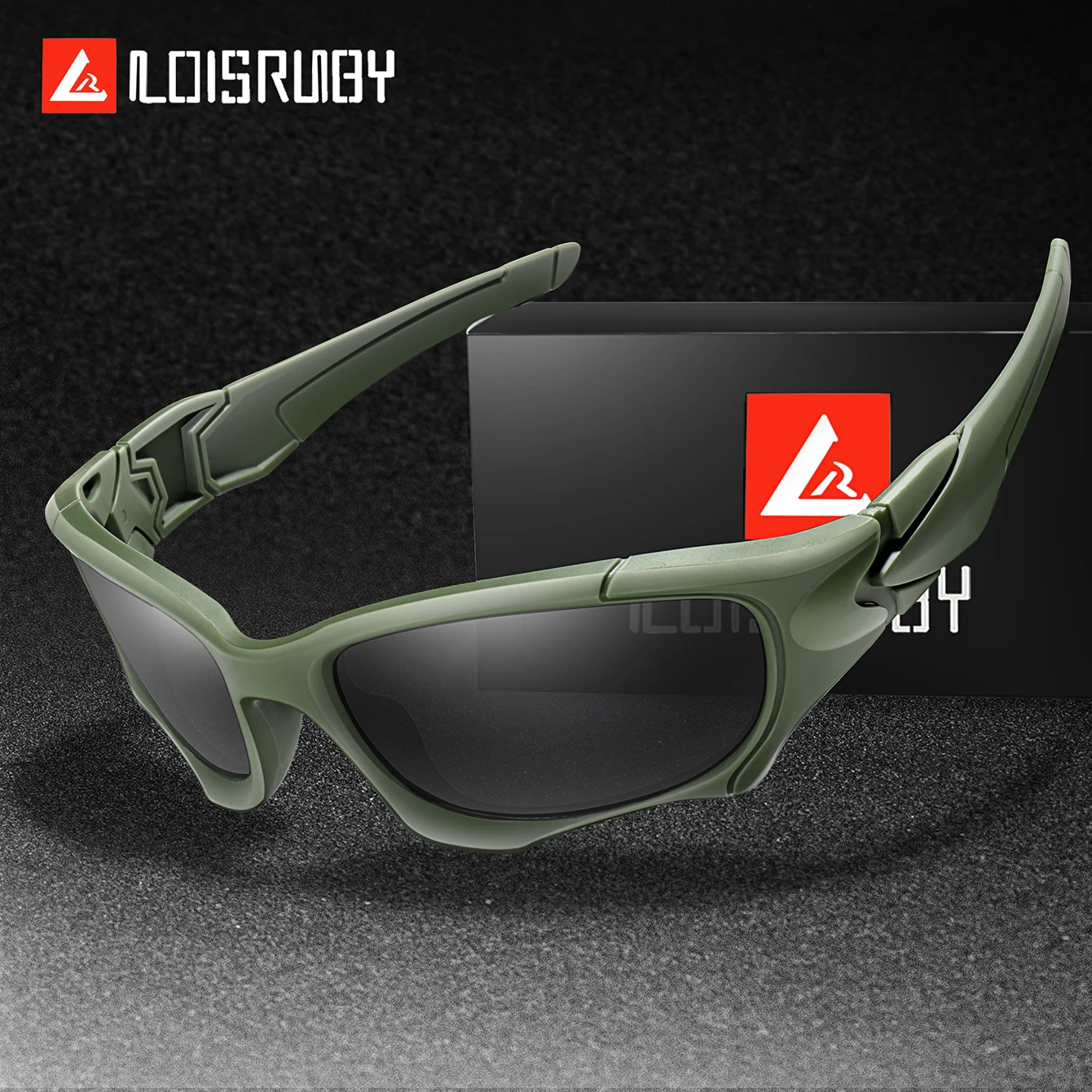 Polarisierte Sonnenbrille für Männer und Frauen, klassische Camouflage-Sonnenbrille mit UV-Schutz für Outdoor-Fahren, Radfahren, Wandern, Angeln