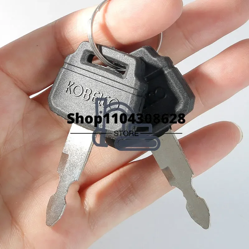 5PCS K250 Keys for Kobelco Ignition Key Fits Kobelco Excavator Loader Dozer Parts Excavators Replacement Accessories