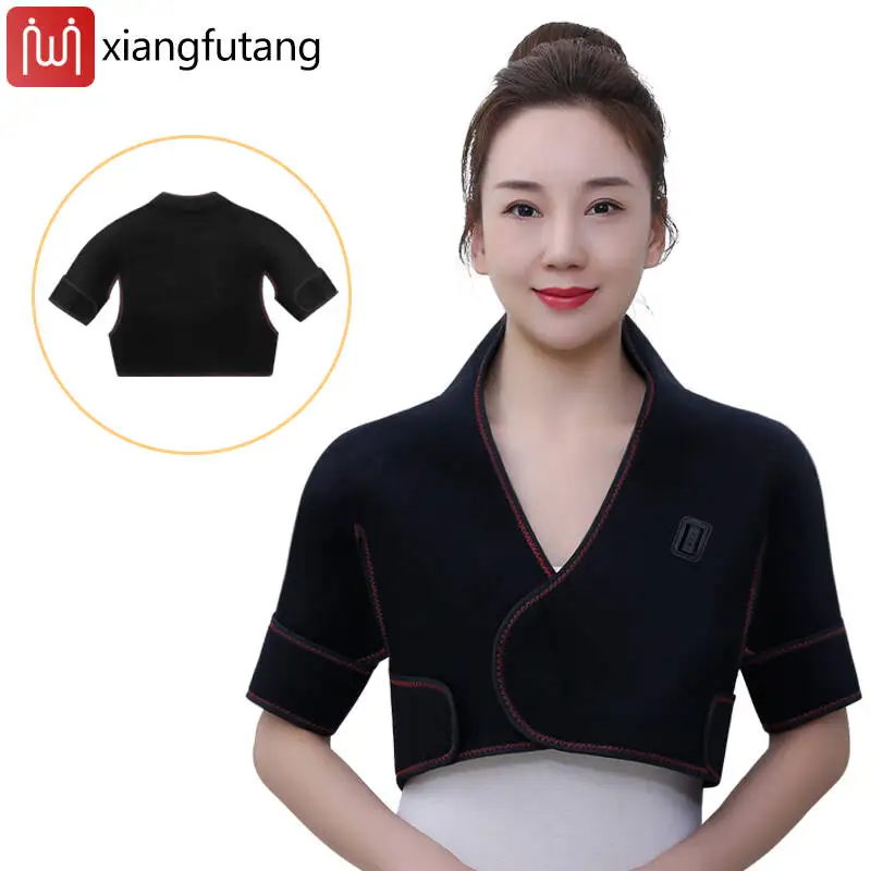 

Winter Body Warmer Back Relief Pain Fatigue Warm Back Brace Tool Red Light Electric Heating Massage Pad Wrap Vest Shoulder Back
