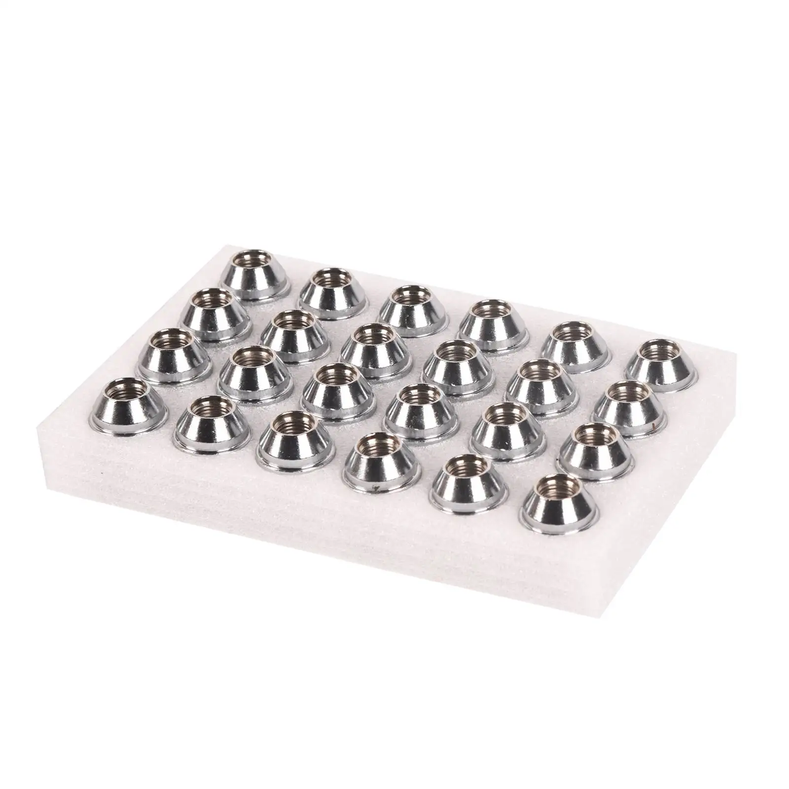 

24 хромированные гайки с проушинами M14x1,5, комплект колесных гаек (24 шт.) для Chevy Silverado Tahoe Suburban Colorado