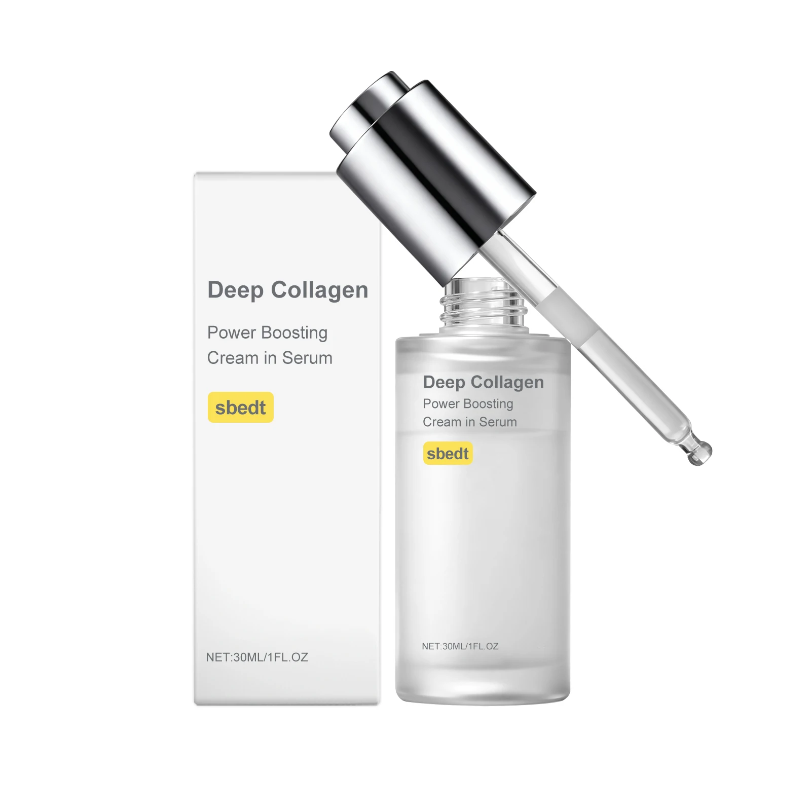Power Boosting Cream In Serum Anti-Wrinkle Hyaluronic Acid Serum Lifts Firms Facial Skin Diminishes Fine Lines Shrink Pores