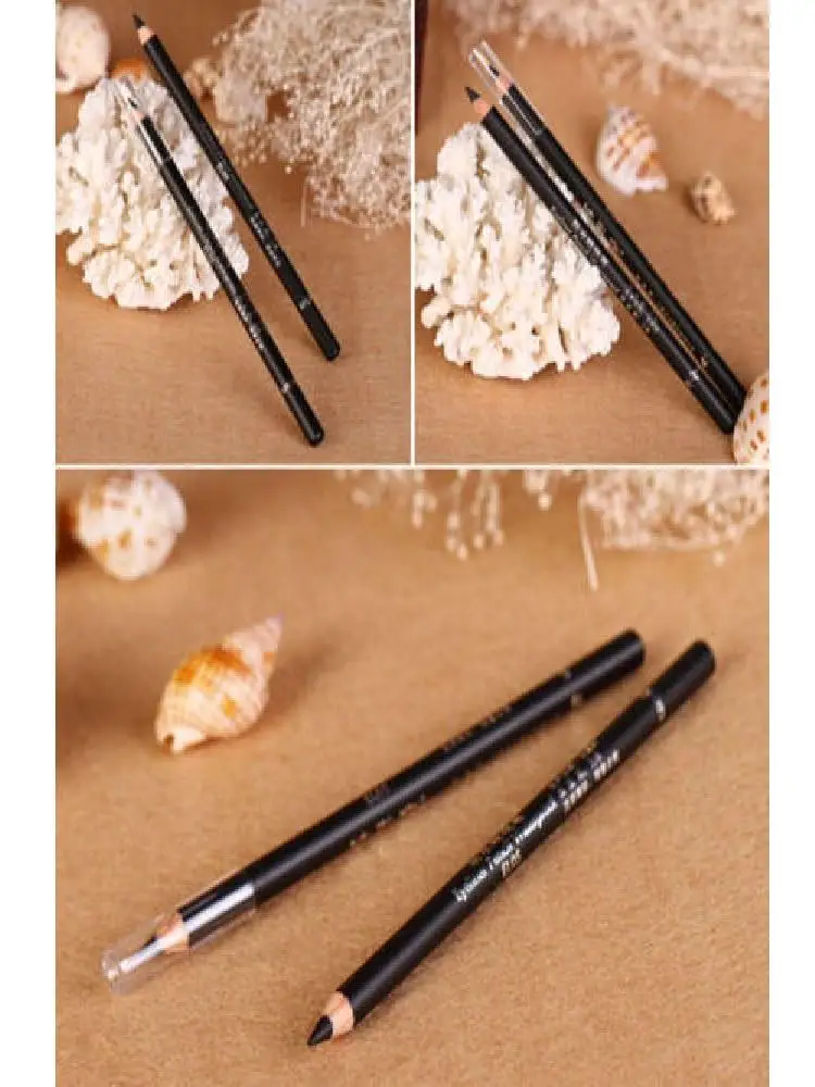 Crayon eye-liner durable imperméable, outil de maquillage noir, cosmétique de beauté