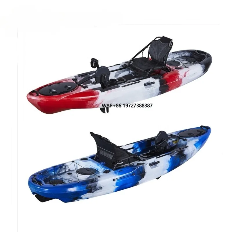 

2021 New Pedal Solo Skiff Boats Fishing Canoe/kayak with Electric Motor Fishing Kayak