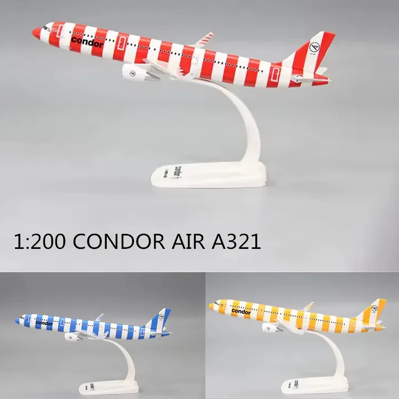 

2025 New 1:200 Scale A321 Airplane Model CONDOR AIR Aircraft Plane With Base Assembly Display Airliner Collection Gifts Fans