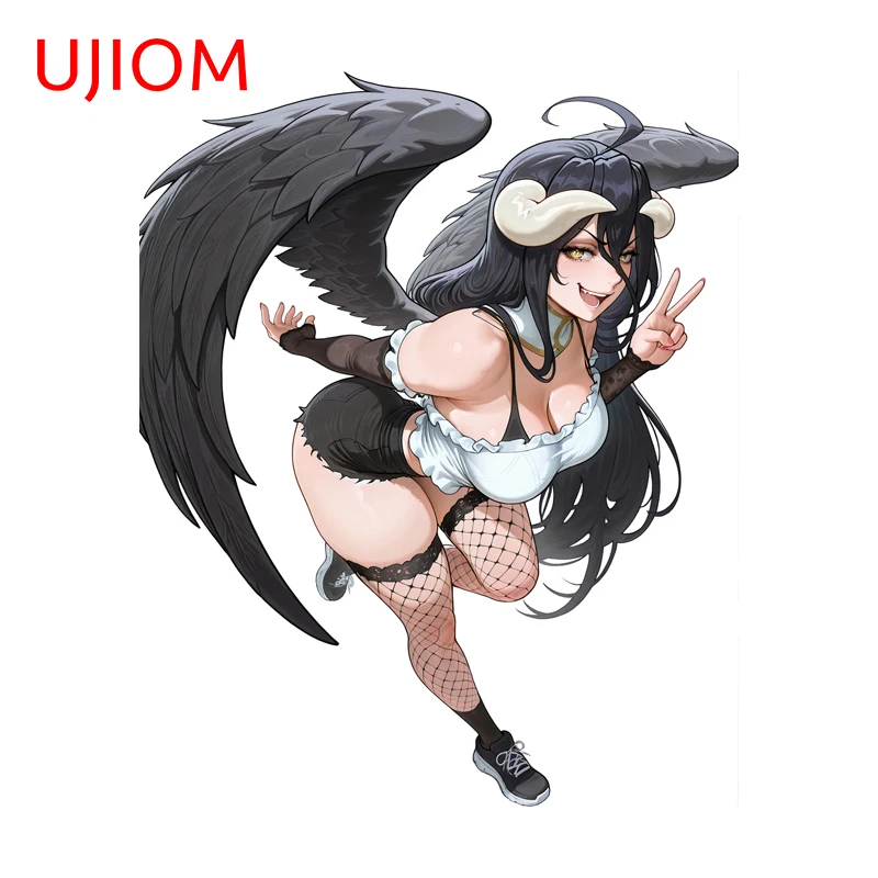 Premium Anime Merchandise - Naklejka ścienna z figurką anime UJIOM