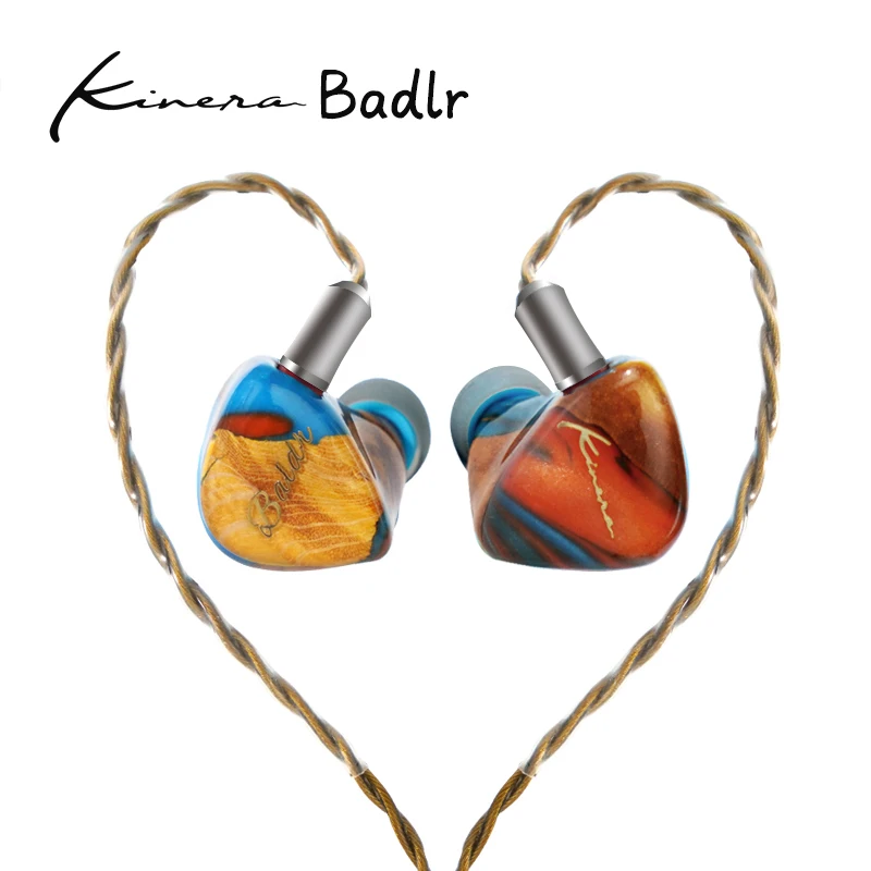 KINERA Baldr In-Ear Earphone 4EST + 2BA + 1DD Hybrid Driver HiFi Earbuds IEMs Noise Cancelling Headset