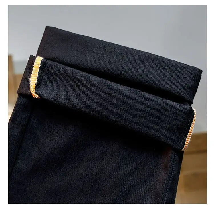 Herren Hochelastische Knitterfreie Business-Freizeithose Herbst Winter Gerade Passform Lässige Schlanke Hose Hochwertige Arbeitshose – Detail 23