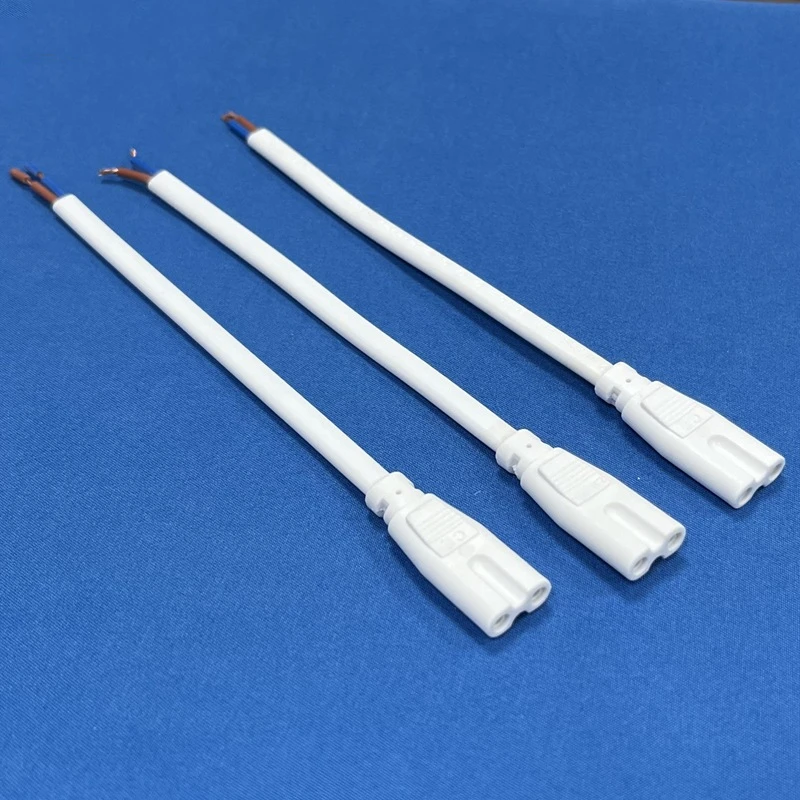 10pcs Australian Plug Three-plug-turn Integrated T5 Lamp Bracket Plug Line 3-core T8 Light Box Cable 3-hole Power Cord