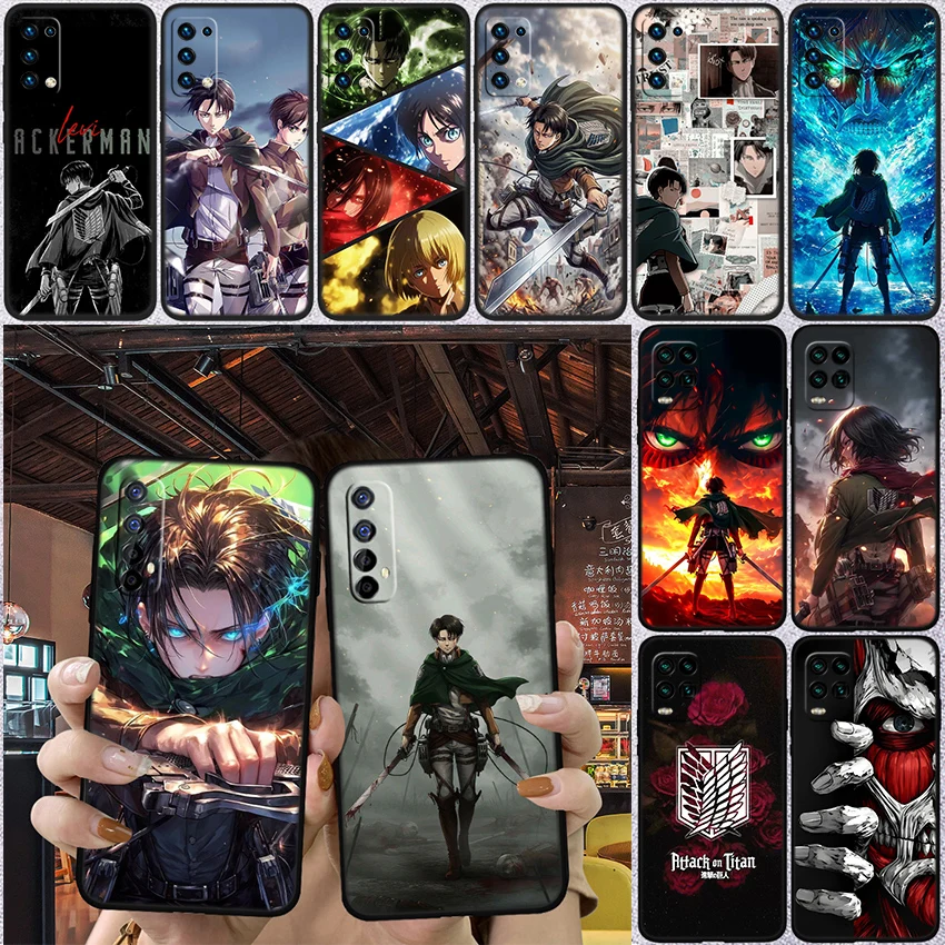 IJ24 Eren Titan Attacks Shell Phone Case for Samsung Galaxy Note 10 20 S23 S24 S25 Ultra FE Plus Edge Lite A02S A35 A07 A17