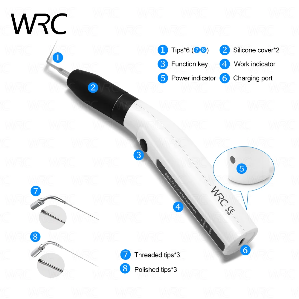 Dental Endo Ultra  Activator  Instrument Endo Irrigator Handpiece Dentistry Tools  40-50Khz 1500mAh Cordless Ultrasonic Activato