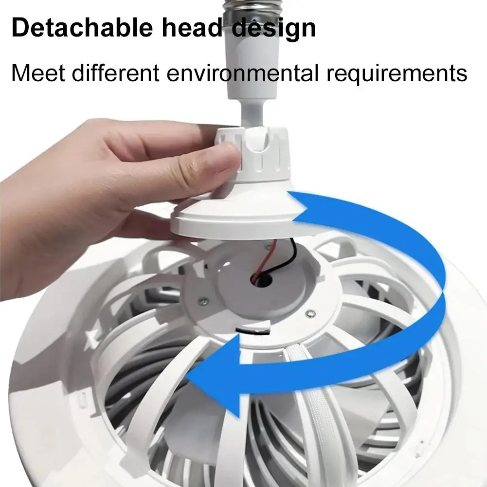 LED Ceiling Fan Light Aroma Diffuser Fan Lamp DC Silent Motor 3 Wind Speed Stepless Dimmable Timing Sleep Mode 3 Color Light - view 3