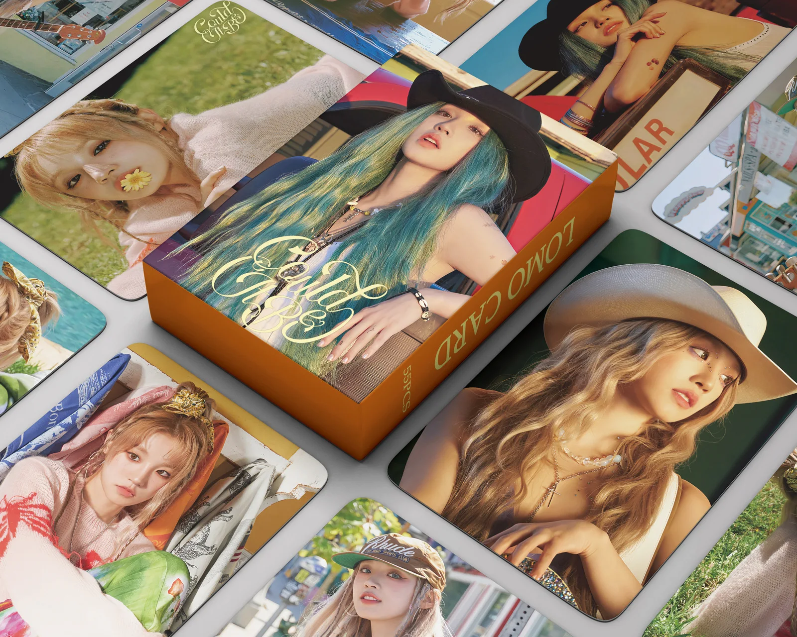 55pcs/set Kpop GIDLE Lomo Cards Song Yuqi Solo Photocards New Album G-idle Photocards Photo Print Cards