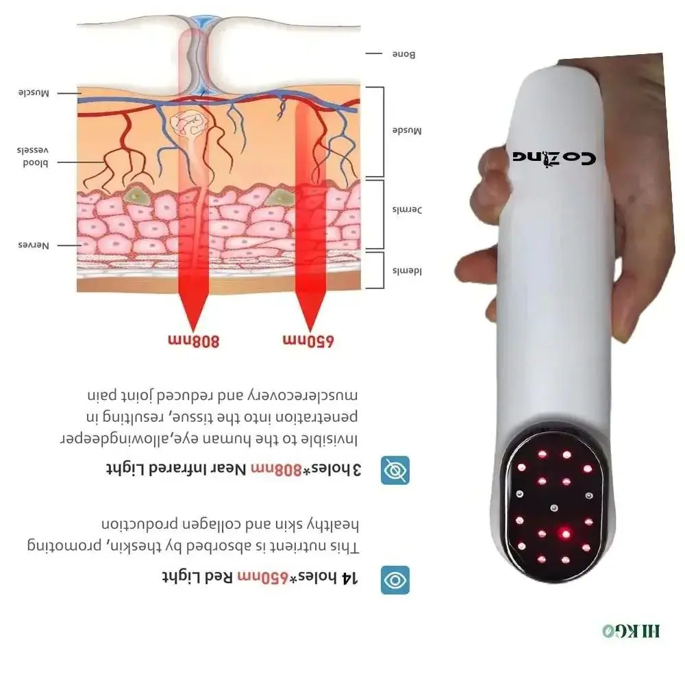 

HLKGO Laser Physiotherapy Laser Rehabilitation Near Infrared Light For Wound Healing Health Care