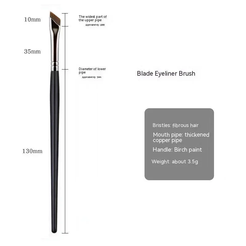 Brow Contour Brush Eyebrow Eyeliner Brush Professional Small Angled Eyebrow High Quality Eye Brow Liner Brush Makeup Supplies