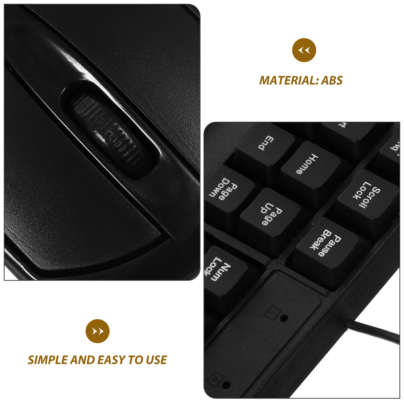 

1 комплект, комбинированная клавиатура и мышь, русская раскладка, тихий, полноразмерный, современный дизайн для ПК, ноутбука, домашнего офиса, бесшумная компьютерная клавиатура с