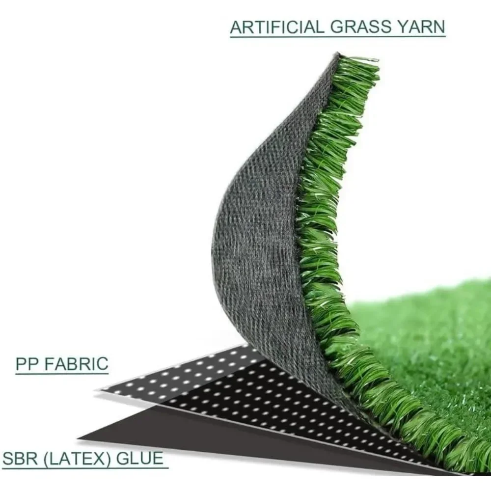 Artificial Grass Rug 7FTX12FT Indoor Outdoor, 0.4