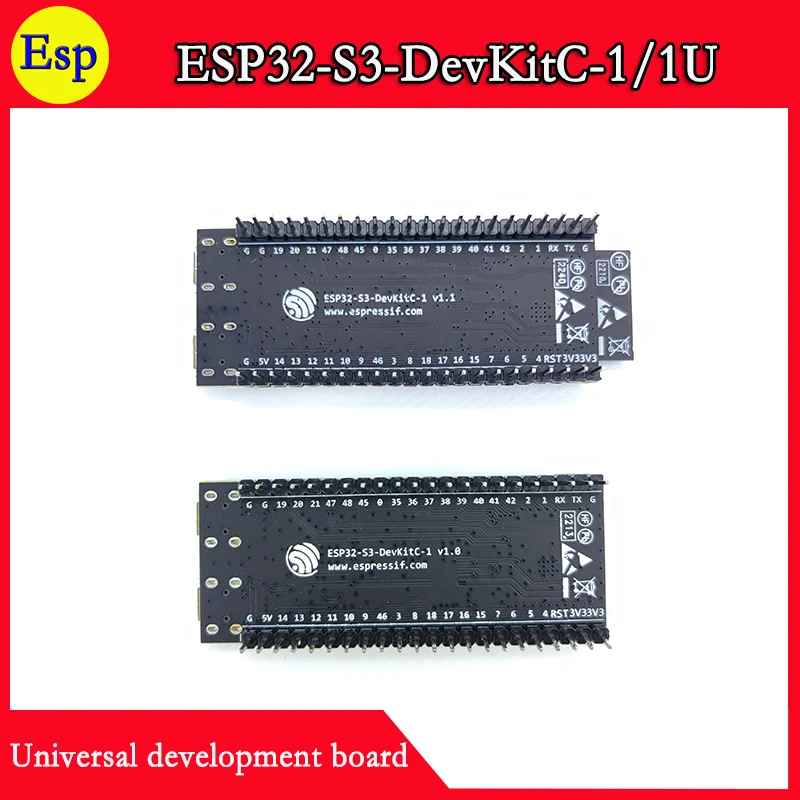 Imagem -03 - Conselho de Desenvolvimento Espressif Esp32-s3-devkitc1 Esp32 s3 Devkitc Esp32-s3-devkitc-1u Esp32-s3-wroom-1 N8r2 N8r8 N32r8v