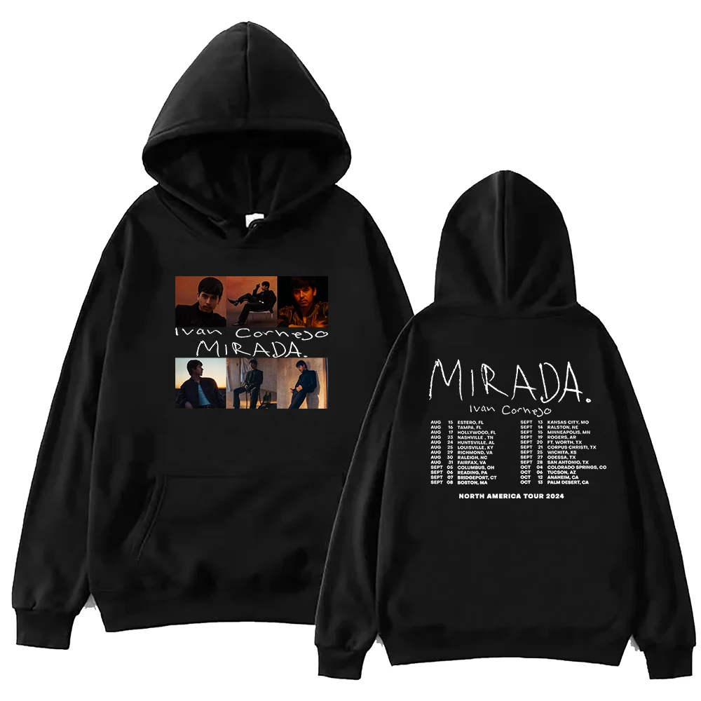 

Ivan Cornejo Mirada 2024 Hoodie Harajuku Hip Hop Pullover Tops Sweatshirt Fans Gift Tops