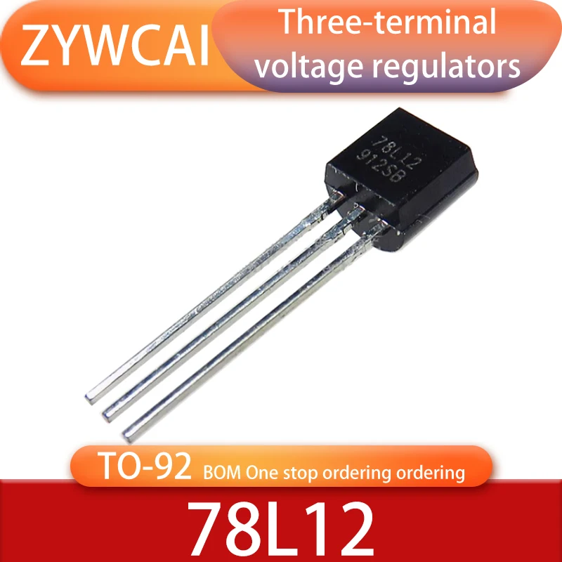 20PCS 78L12 TO-92 package input 35V output 12V 100mA linear three terminal regulator (LDO) transistor