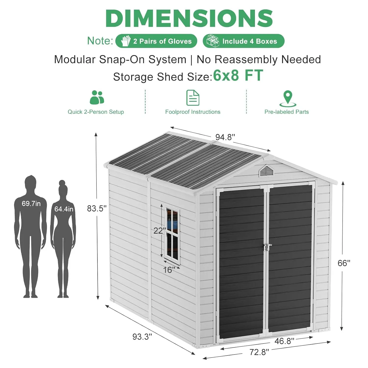 Outdoor Storage Shed 6