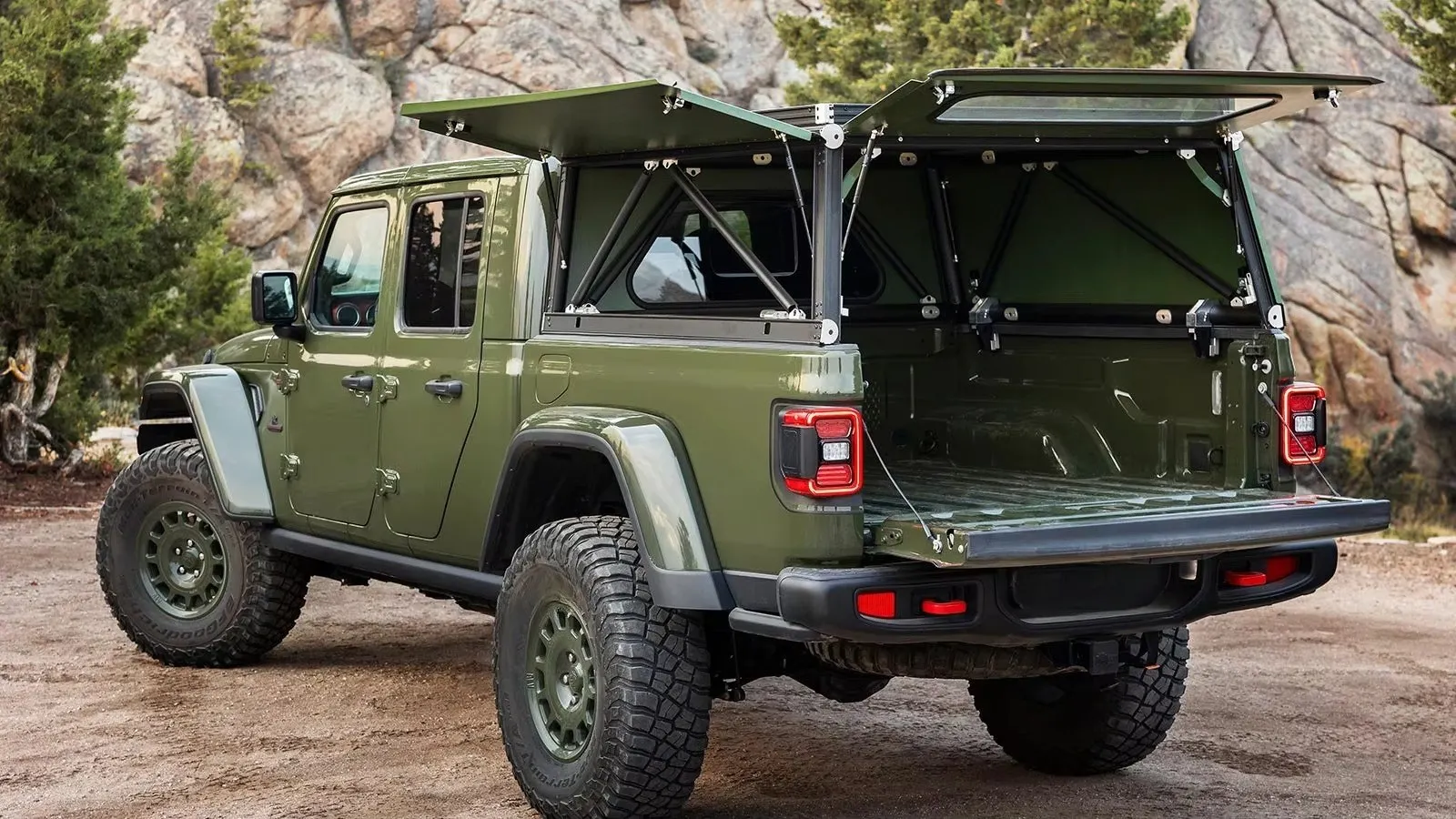 4x4 Pickup Short Canopy Truck Topper Bed Cap for Gladiator