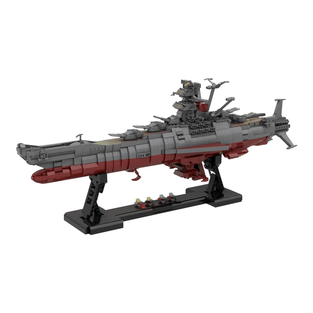 MOC Arleigh Burke-class destroyerl Building Blocks Model Space Battleship Yamatos Bricks CVN-78 Gerald Military Warship Toy Gift