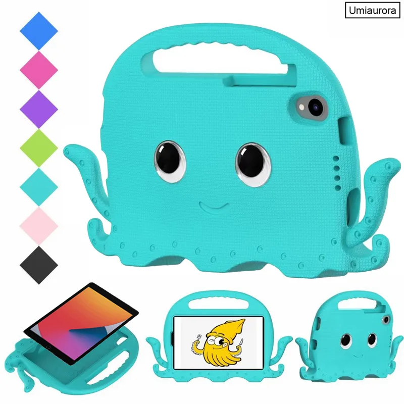 

For Huawei MatePad T10S SE 10.4 Honor Pad 9 10 12.1 X8a 11 inch X9 X9a 11.5 Cartoon Kids Shockproof EVA Cover Stand Tablet Case